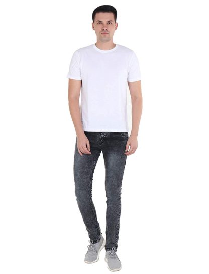 Hill Turner Slim Grey Jeans For Men