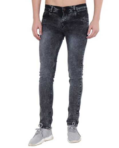 Hill Turner Slim Grey Jeans For Men