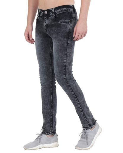 Hill Turner Slim Grey Jeans For Men