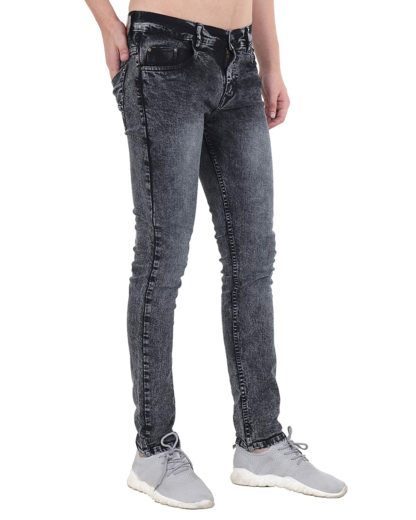 Hill Turner Slim Grey Jeans For Men