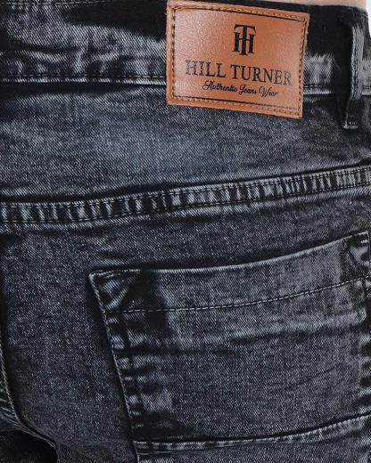 Hill Turner Slim Grey Jeans For Men