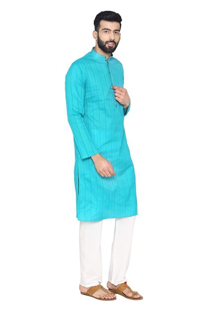 Manyavar Men’s Blended Kurta & Pyjama Set