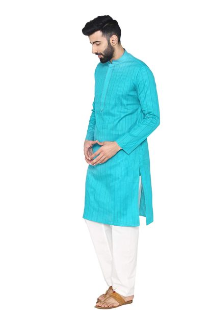 Manyavar Men’s Blended Kurta & Pyjama Set