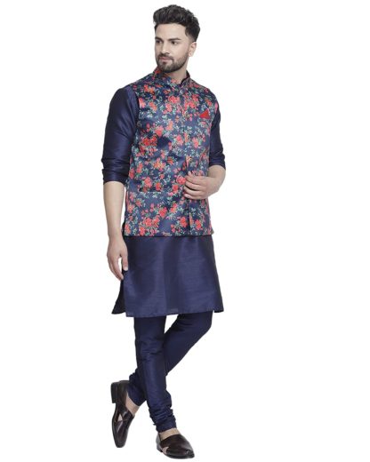 MEN’S KURTA PAJAMA AND WAISTCOAT