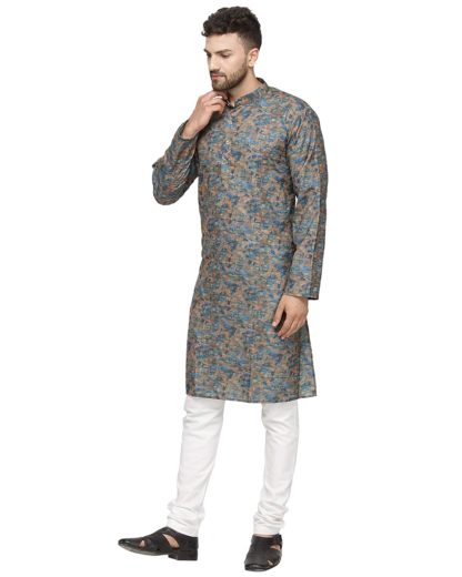 Men’s Cotton Printed kurta pajama