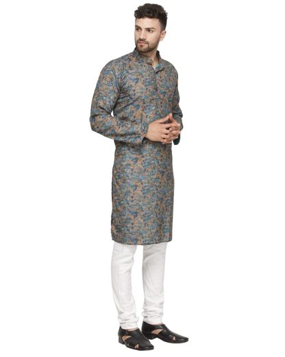 Men’s Cotton Printed kurta pajama