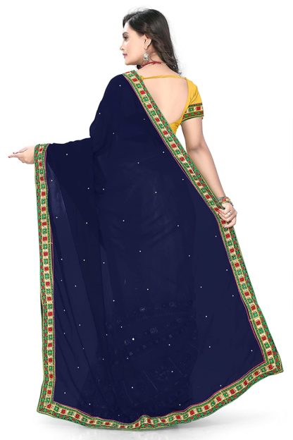 Georgette Saree with Blouse Piece