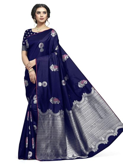 Women’s Silk Saree with Blouse Piece