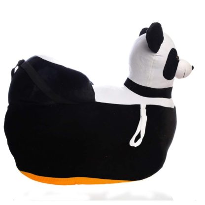 Sana Soft Plush Cushion Panda Shape Baby Sofa Seat(Black and White)