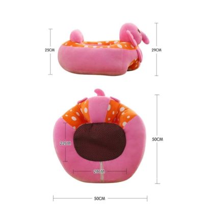 Soft Plush Cotton Cushion Elephant Sofa Seat for Baby